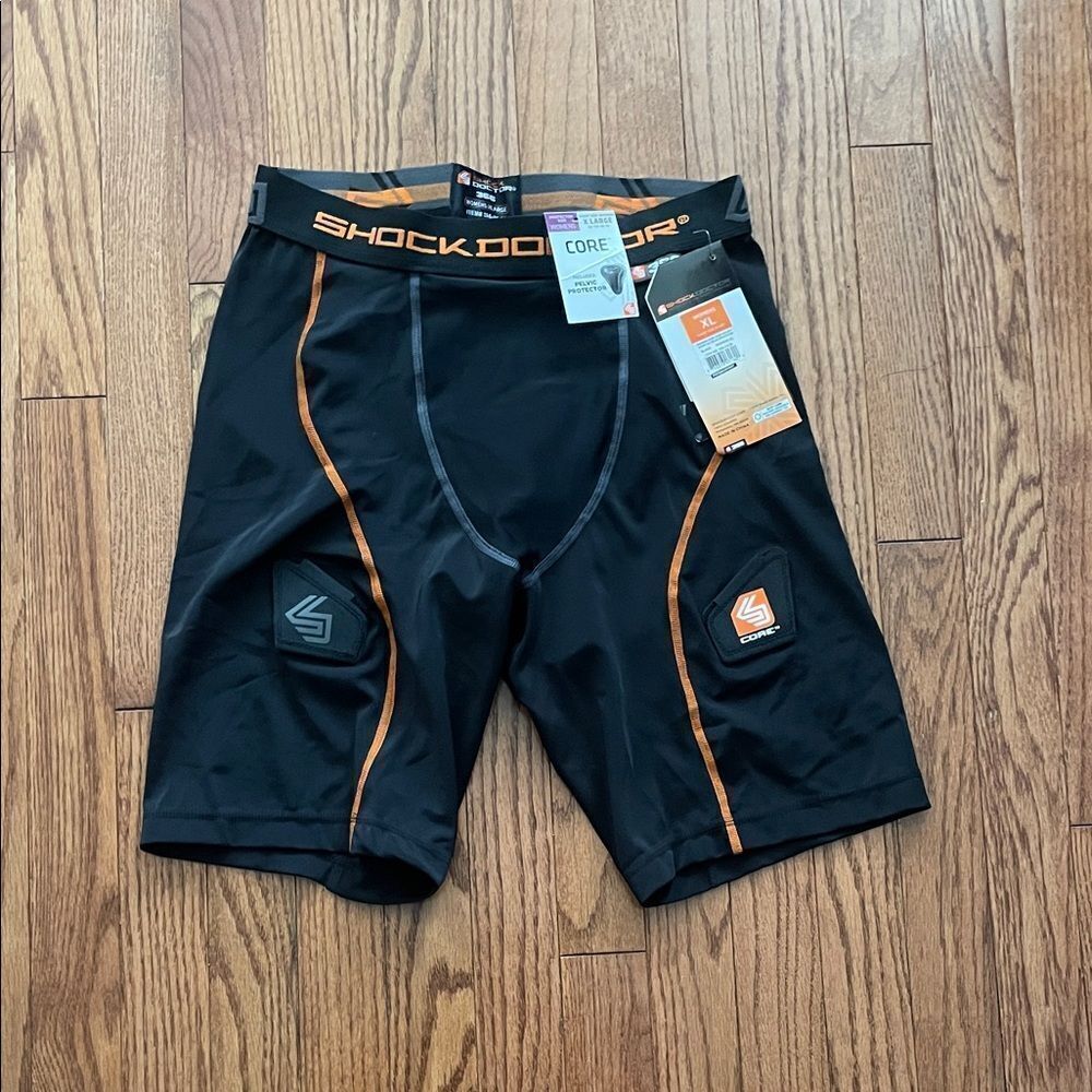 Shock Doctor Compression Hockey Short with Pelvic Protector Women’s Sz XL NWT